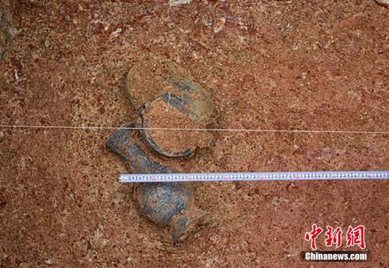 长沙古墓群出土战国晚期鼎敦壶“饮食三件套”_湖南名人网